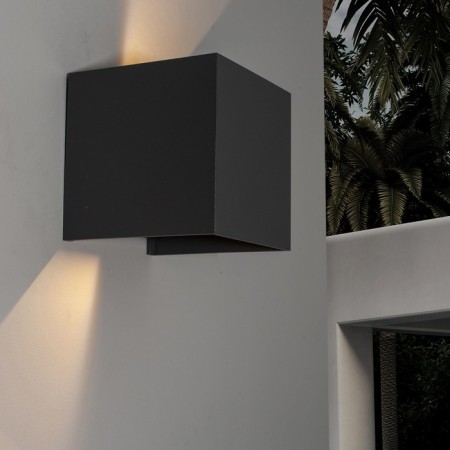 Wall lamp Mantra Davos, LED, 1100LM, 4000K, 100x100x100 mm, matte black color-2
