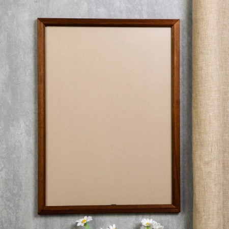 Photo frame wood 30x42 cm nut, mix (plastic screen)