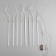 Garland "icicles" 2.5 × 0.3 m, IP65, transparent thread, 192 LED, glow of multi with a drain effect, 12 V