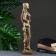 Figure "Negro" 16x15x58cm, black gold