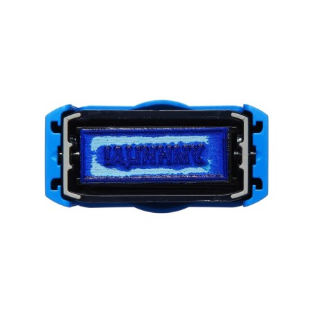 Automatic stamp for the teacher "Clever", 14 x 38 mm, blue-6
