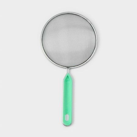 Sieve with the handle of the share "hostess", d = 14 cm, green color-3