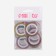 Adhesive tape for decor "shit", 10 pcs, 1 mm, 10 m, color mix