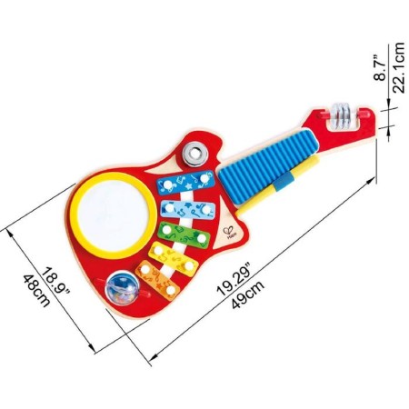 Musical toy, 6 in 1-2