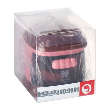 Electric sharpener (batteries are not included) operates from 2 aa burgundy burgundy/roses-8