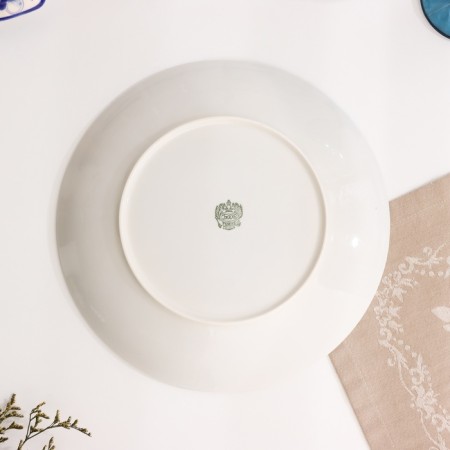 Plate "Romance Bouquet", D-270mm, Neo Gzhel-3