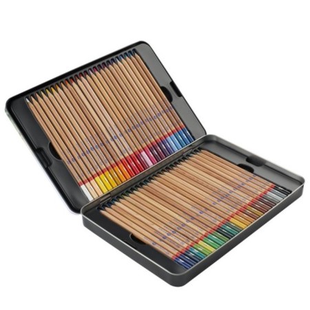 Pencils Color set of 48 colors, ZHK "Master Class", professional, in a metal pencil case-8