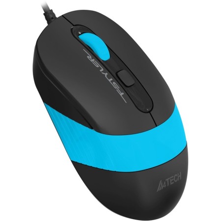 Mouse A4Tech FSTYLER FM10S Black/Blue Optical (1600DPI) Silent USB (3but)-6