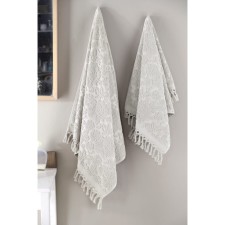 Arya Home Barry towel, 300 grams, size 50x90 cm, color light gray