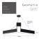 LED LED GEOMETRIA IGREK 56W 4000K 3700 IP40 90x90x8 black