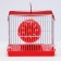 A cell for rodents equipped RT-2Q, 22 x 16 x 20 cm, red (packing 30 pcs)