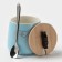 Ceramic mug with a spoon "Mr.", 380 ml, blue color