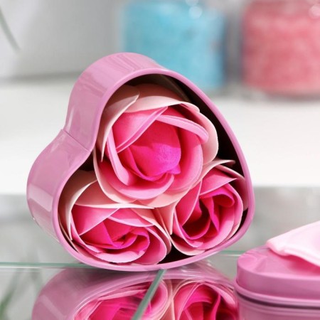 Soap roses, three -color, set of 3 pcs.-2