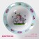 Plate ceramic deep shade "unicorn", 400 ml, d = 15 cm, white color