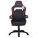 Playing armchair Brabix "Nitro GM-001", fabric, eco-leather, black, red inserts