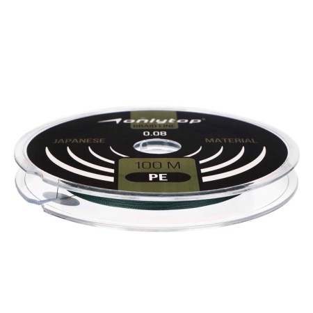 Onlytop Universal X4 cord, diameter 0.08 mm, test 5.6 kg, 100 m, dark green-1