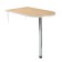 Bar countertop with support, 1000x580x850 mm, oak bunratti