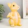 Piggy bank "Dragon" 18x10x10 cm, yellow
