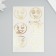 Stickers (stickers) "Smiles" 10x15 cm, color gold, 5-311