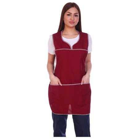 Apron No. 30, p. 42-48, burgundy color-2
