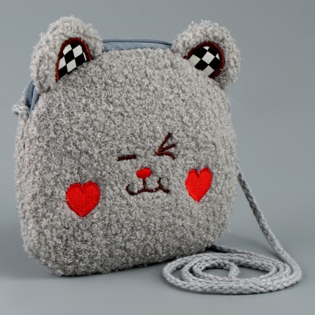 Soft bag "Bear". The color is gray-1