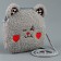 Soft bag "Bear". The color is gray