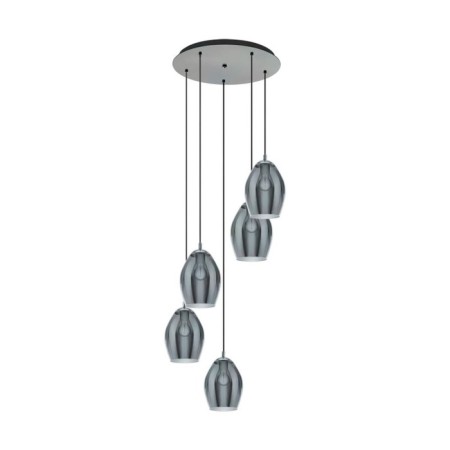Estanys lamp, 5x60W E27, Nickel color