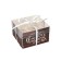 Capcake box, confectionery packaging, 4 cells “A special gift for you”, 16 x 16 x 10 cm