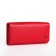 Women's wallet on magnet, red color