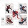 Notebook in a cage 24 sheets, 5 types of mix, cover covering cardboard, Avengers