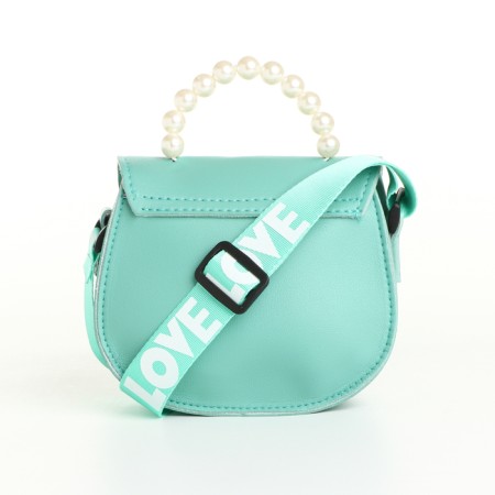 Baby bag on a valve, green color-1