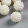 Beads for creativity plastic "lamb pearl physalis" set of 30 pcs 1.1x1.1x1.1 cm