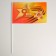 The flag "May 9! Happy Victory Day!" Paper, star