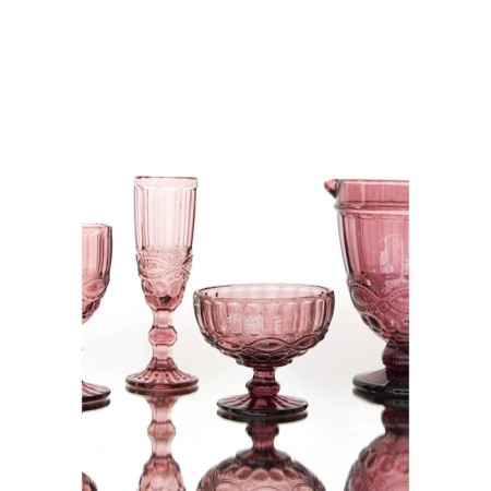 Glass Glass Magistro "La-Channel", 350 ml, 12 × 10.5 cm, pink color-9