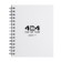 Notebook of 120 sheets in a cage on a crest Pixel, hard cover, matte lamination, selective varnish, mix