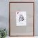 Photo frame wood 50x70 cm (1701) (plastic screen)
