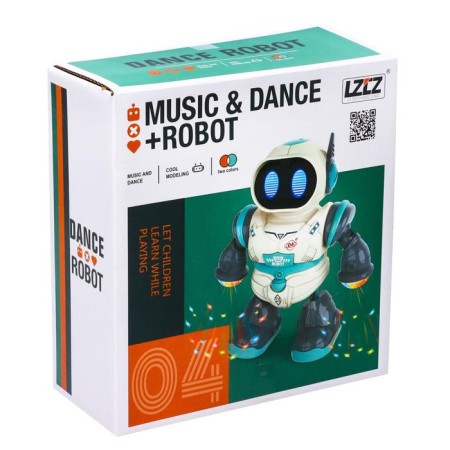 The Robot "Eyewest", light and sound effects, works from batteries, mix-5