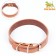 A collar with a lining of pressed leather, 59 x 3 cm, Osh 41-51 cm, brown