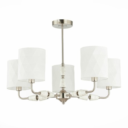 Ceiling EVOLUCE lamp. Sle107802-05. Mili. 5x40 watts, E14, 70x70x48 cm, Nickel color-5