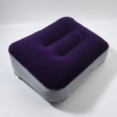 Inflatable pillow 37*28*15cm blue/gray bag-1