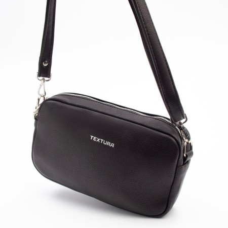 Women's bag over the shoulder Textura, small size, brown color-3