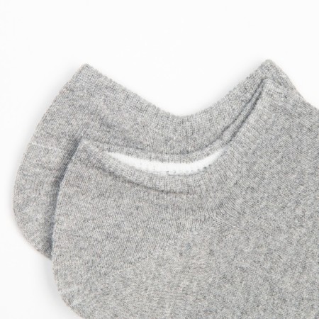 Women's socks "trackers", gray color, size 23-25-2