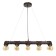 Sus "TUBO" 10he27 40W Black-Med 7x5x7-127cm Bayerlux