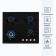 Hon surface Delvento V60N41S111, gas, 4 burners, black