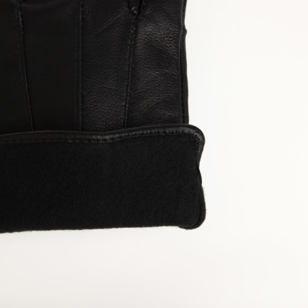 Female gloves, size m, with insulation, black color-3