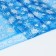 Organza flap, with a snowflake pattern, 100 × 150 cm