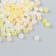 Glass beads 6/0 "yellow melange" 10 g