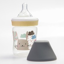 A bottle for feeding, a wide throat, from 0 months, 125 ml.