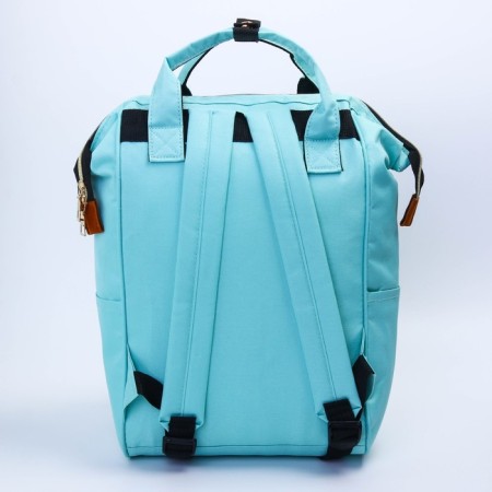 Women's backpack with a thermal carman, thermal mosque - portfolio, turquoise color-4