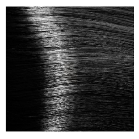 Kapous hair cream with hyaluronic acid, 1.0 black, 100 ml